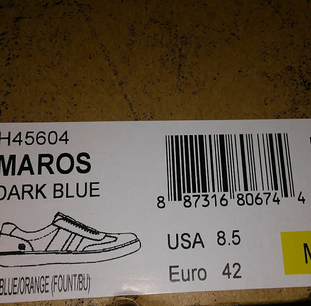 Born Dark Blue Maros Shoes Size 8.5